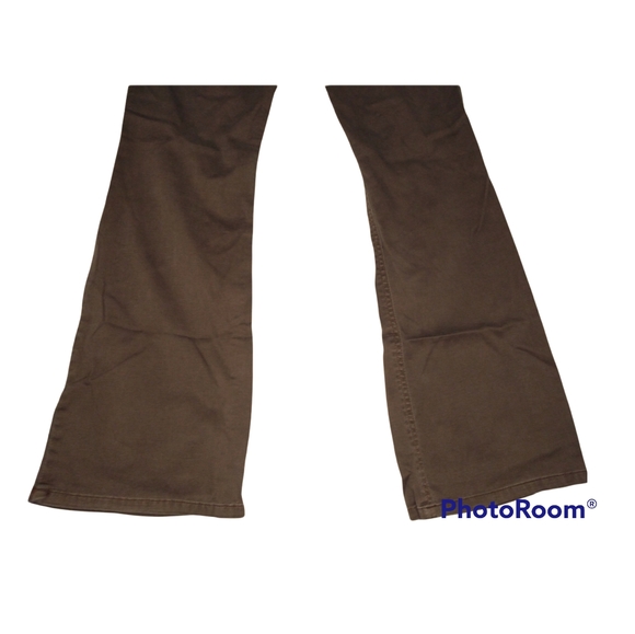 NORI | Vintage Brown Flare Leg Pants Slacks | Size 7 - Picture 7 of 13